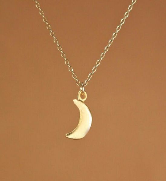 10 pcs 18k gold plated necklace simple fashion small moon pendant necklace gift for women whole 7755575, Silver
10 pcs 18k gold plated necklace simple fashion small moon pendant necklace gift for women whole 7755575, Silver