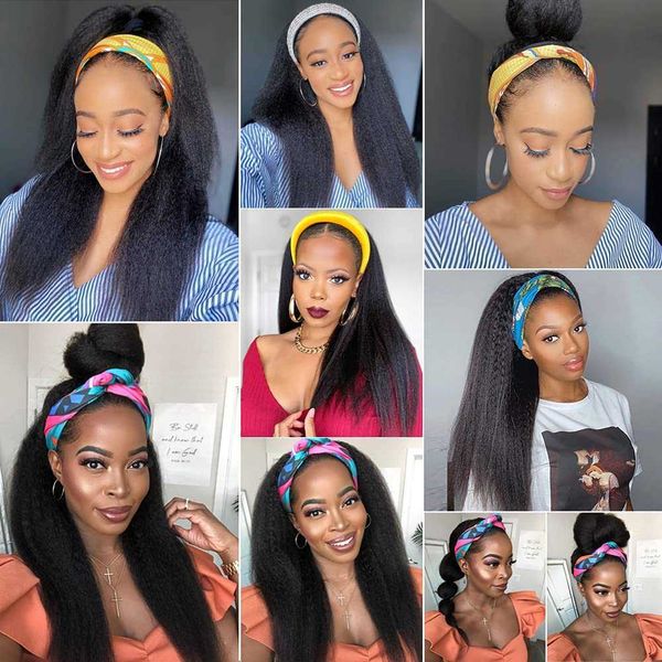 synthetic headband wigs kinky curly glueless natural looking heat resistant fiber hair for black women cosplay daily use 230524, Black;brown
synthetic headband wigs kinky curly glueless natural looking heat resistant fiber hair for black women cosplay daily use 230524, Black;brown