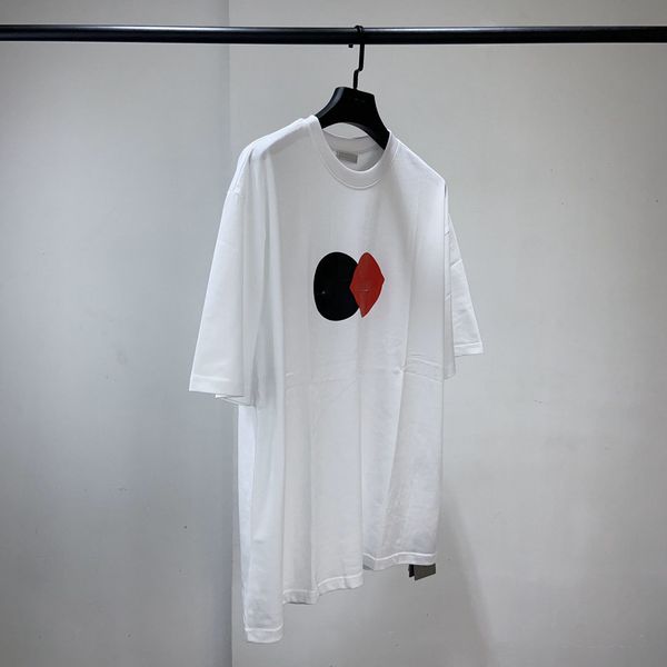 white tshirts fashion t shirts luxury designers shirts mastercard double loop logo printed short sleeve european station paris fashion brand, White;black
white tshirts fashion t shirts luxury designers shirts mastercard double loop logo printed short sleeve european station paris fashion brand, White;black