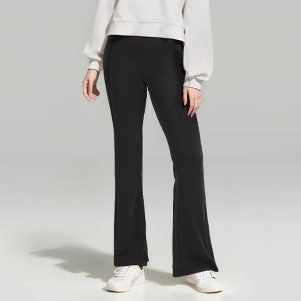lu-064 yoga suit women's high waisted sports ribbed flared pants high elasticity comfortable tight zippered hems for external wear, White;red
lu-064 yoga suit women's high waisted sports ribbed flared pants high elasticity comfortable tight zippered hems for external wear, White;red