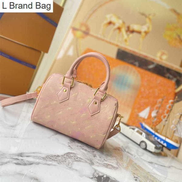 l brand bag summer stardust series pochette speedy 20 pillow bag designer luxury multi shoulder bag glimmering embossing genuine leather cro, Black
l brand bag summer stardust series pochette speedy 20 pillow bag designer luxury multi shoulder bag glimmering embossing genuine leather cro, Black