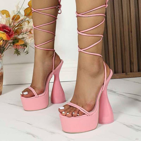 nxy sandals gladiator chunky platform high heels woman street style ankle cross-tied nightclub catwalk party shoes 230511, Black
nxy sandals gladiator chunky platform high heels woman street style ankle cross-tied nightclub catwalk party shoes 230511, Black