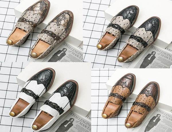 luxury men039s shoes loafers metal buckle double colorblock pointed flat heel fashion classic office professional comfortable 6654960, Black
luxury men039s shoes loafers metal buckle double colorblock pointed flat heel fashion classic office professional comfortable 6654960, Black