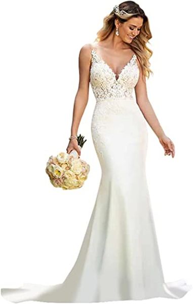 women' ball gown wedding dresses for bride boho long lace bridal gowns for wedding, White
women' ball gown wedding dresses for bride boho long lace bridal gowns for wedding, White