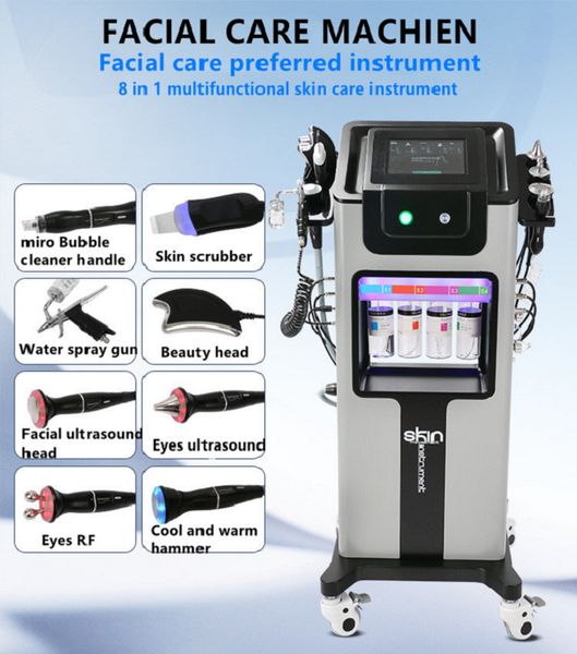 8 in 1 multi-functional hyda facial cleaning dermabrasion skin care machine deep cleansing face microdermabrasion oxygen jet beauty salon eq, Black;white
8 in 1 multi-functional hyda facial cleaning dermabrasion skin care machine deep cleansing face microdermabrasion oxygen jet beauty salon eq, Black;white