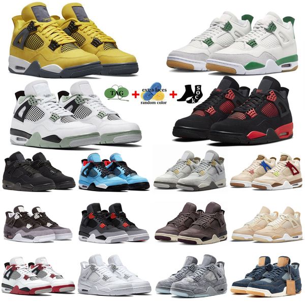 4 basketball shoes mens womens jumpman 4s pine green military black cats university blue red sports sneakers
4 basketball shoes mens womens jumpman 4s pine green military black cats university blue red sports sneakers