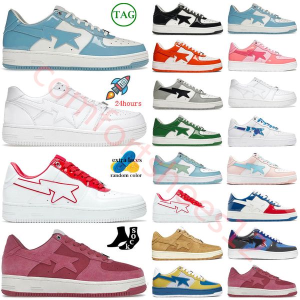 2023 designer casual shoes platform sneakers sk8 sta patent leather pastel green black triple white plate forme brown beige for men women tr
2023 designer casual shoes platform sneakers sk8 sta patent leather pastel green black triple white plate forme brown beige for men women tr