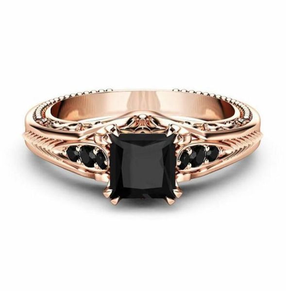 fashion punk ring 18k rose gold square diamond ring ladies europe and america luxury black diamond engagement party jewelry size 56009810, Silver
fashion punk ring 18k rose gold square diamond ring ladies europe and america luxury black diamond engagement party jewelry size 56009810, Silver