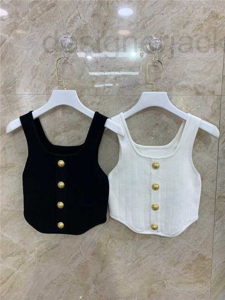 women's tanks & camis designer 2023 summer new european spicy girl temperament square neck single row gold button sleeveless knitted ta, White
women's tanks & camis designer 2023 summer new european spicy girl temperament square neck single row gold button sleeveless knitted ta, White