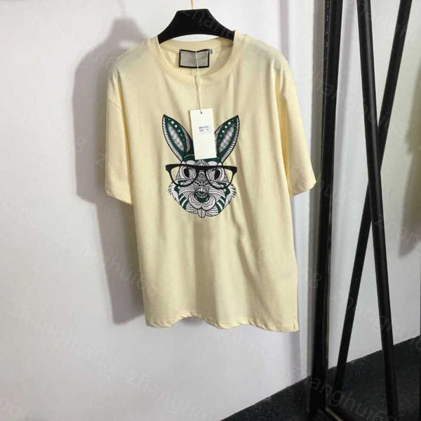 23ss womens designer clothing tee womens t-shirt round neck pure cotton eyeglass bugs bunny print cotton short sleeve t-shirt womens clothes, White
23ss womens designer clothing tee womens t-shirt round neck pure cotton eyeglass bugs bunny print cotton short sleeve t-shirt womens clothes, White