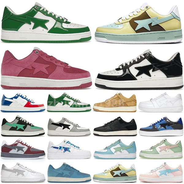 luxury apes sta low nigo casual shoes bathing men women designer sneaker triple white abc como comics black blue patent leather bordeaux gre, White;red
luxury apes sta low nigo casual shoes bathing men women designer sneaker triple white abc como comics black blue patent leather bordeaux gre, White;red