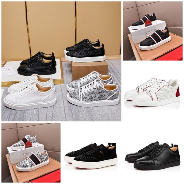red designer dress shoes rivets loafers low studed suede shoe black red white leather men women fashion chaussures sneakers leather trainers
red designer dress shoes rivets loafers low studed suede shoe black red white leather men women fashion chaussures sneakers leather trainers