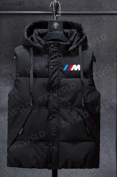 men's hooded sleeveless vest thick warm casual windbreaker fashion suitable for bmw 2023, Black
men's hooded sleeveless vest thick warm casual windbreaker fashion suitable for bmw 2023, Black