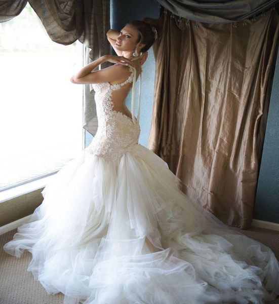 backless mermaid 2019 wedding dresses pears sheer neck lace applique trumpet bridal gowns sleeveless sweep train naama anat weddin8931011, White
backless mermaid 2019 wedding dresses pears sheer neck lace applique trumpet bridal gowns sleeveless sweep train naama anat weddin8931011, White