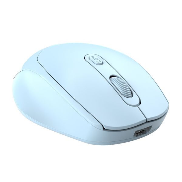 Image of Macron Multi-Color Mute Wireless Mouse Rechargeable Dual-Mode Bluetooth Gaming Mouse For Pc And Laptop Gift Computer Office