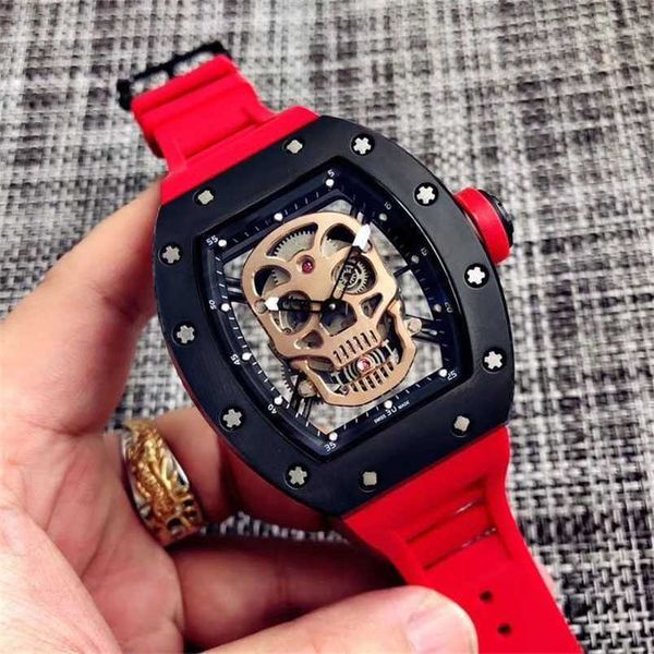 men luxury richads watch milles mechanical business leisure ceramic skeleton rectangle hollow dominant fully automatic tape glow tideqq, Slivery;black
men luxury richads watch milles mechanical business leisure ceramic skeleton rectangle hollow dominant fully automatic tape glow tideqq, Slivery;black