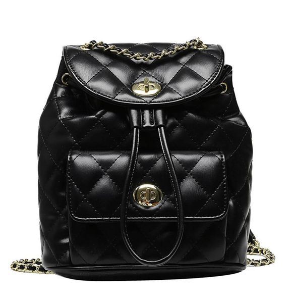 fashion casual mini diamond lattice chain backpack women multifunction soft leather bag shopping travel daypack a11132156337
fashion casual mini diamond lattice chain backpack women multifunction soft leather bag shopping travel daypack a11132156337