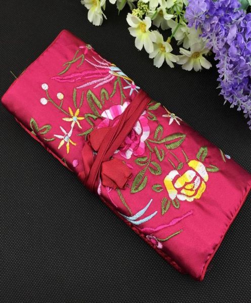 embroidery flower birds jewelry travel roll up bag large portable cosmetic bag zipper drawstring makeup storage bag pouch1648170, Pink;blue
embroidery flower birds jewelry travel roll up bag large portable cosmetic bag zipper drawstring makeup storage bag pouch1648170, Pink;blue