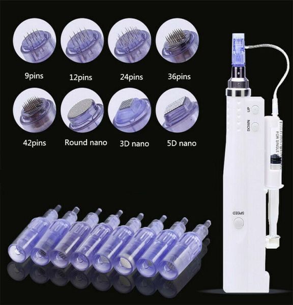replacement micro needle cartridge tips for mesotherapy meso gun derma pen microneedle anti aging facial skin care wrinkle removal8119421, Black;white
replacement micro needle cartridge tips for mesotherapy meso gun derma pen microneedle anti aging facial skin care wrinkle removal8119421, Black;white