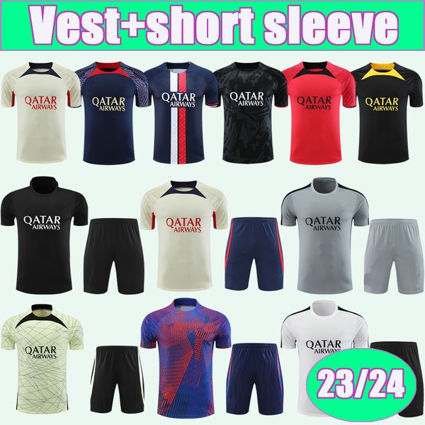 23 24 sergio ramos mbappe training wear short sleeve soccer jerseys verratti hakimi marquinhos kimpembe fabian vitinha football shirt, Black
23 24 sergio ramos mbappe training wear short sleeve soccer jerseys verratti hakimi marquinhos kimpembe fabian vitinha football shirt, Black