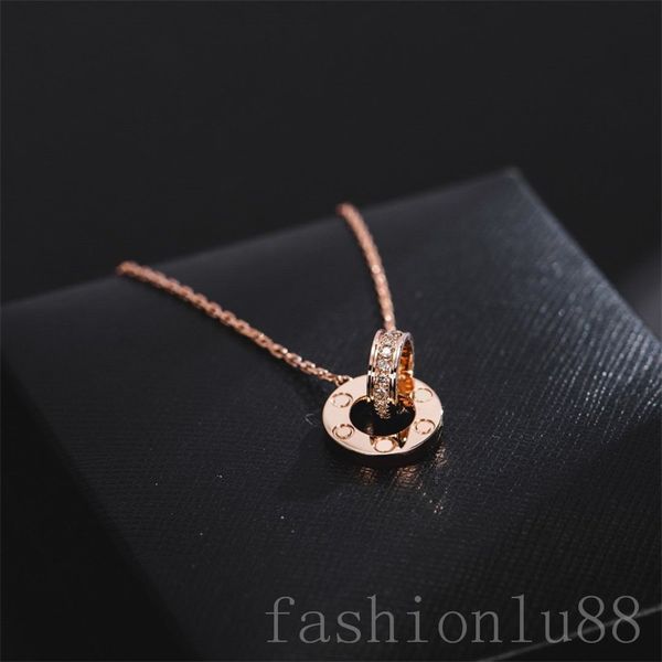 mens chain necklaces designers double rings diamond love women crystal bling couple street plated rose gold chain pendant necklaces iced out, Silver
mens chain necklaces designers double rings diamond love women crystal bling couple street plated rose gold chain pendant necklaces iced out, Silver