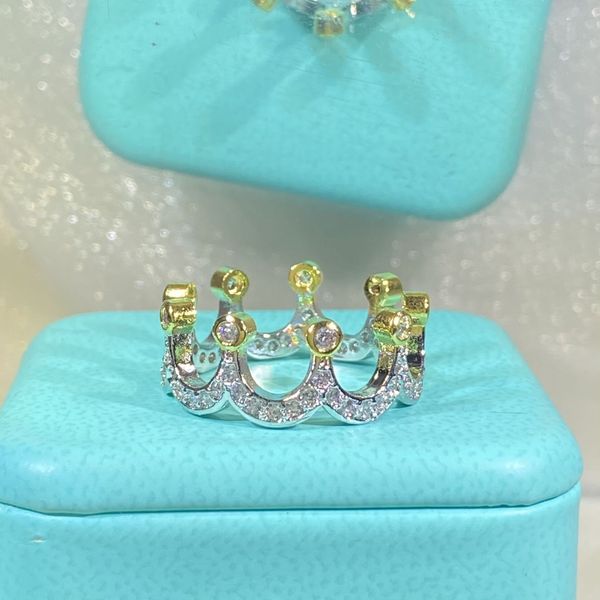 ins sell wedding rings luxury jewelry 925 sterling silver gold fill pave 5a cubic zircon party women engagement crown band ring gift, Slivery;golden
ins sell wedding rings luxury jewelry 925 sterling silver gold fill pave 5a cubic zircon party women engagement crown band ring gift, Slivery;golden