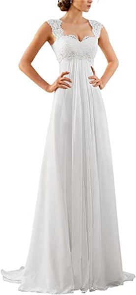 wedding dresses for bride 2023 sleeveless lace petite/plus size bridal gowns for civil wedding for beach wedding, White
wedding dresses for bride 2023 sleeveless lace petite/plus size bridal gowns for civil wedding for beach wedding, White