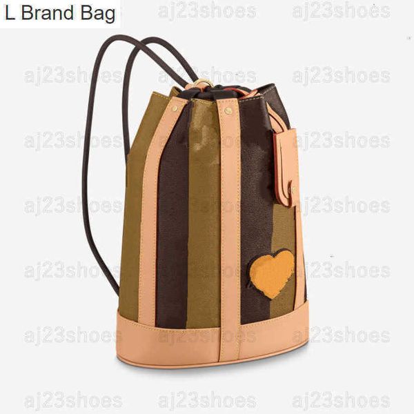 l brand bag randonee messenger shoulder bags m45968 stripes brown coated canvas outdoor vintage adjustable drawstring backpack acy1, Black
l brand bag randonee messenger shoulder bags m45968 stripes brown coated canvas outdoor vintage adjustable drawstring backpack acy1, Black
