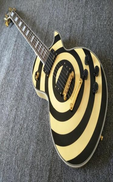 zakk wylde bullseye cream black electric guitar china emg active pickups 9v battery box white mop block inlay gold hardware4699590
zakk wylde bullseye cream black electric guitar china emg active pickups 9v battery box white mop block inlay gold hardware4699590