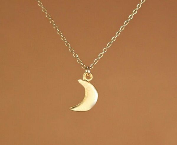 10 pcs 18k gold plated necklace simple fashion small moon pendant necklace gift for women whole 6821258, Silver
10 pcs 18k gold plated necklace simple fashion small moon pendant necklace gift for women whole 6821258, Silver