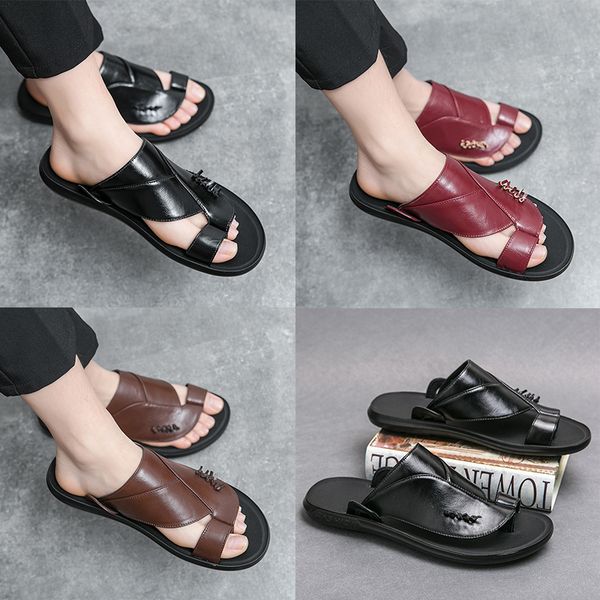 luxury brand designer slipper for mens slides flip-flops sandals shoes pantoufle slippers summer genuine leather l leisure beach sandals, Black
luxury brand designer slipper for mens slides flip-flops sandals shoes pantoufle slippers summer genuine leather l leisure beach sandals, Black