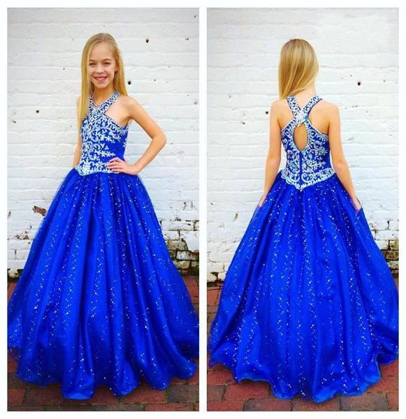 2021 girls pageant dresses royal blue with beaded straps and keyhole back sparkly girls birthday gowns sleeveless custom made7171710, White;red
2021 girls pageant dresses royal blue with beaded straps and keyhole back sparkly girls birthday gowns sleeveless custom made7171710, White;red