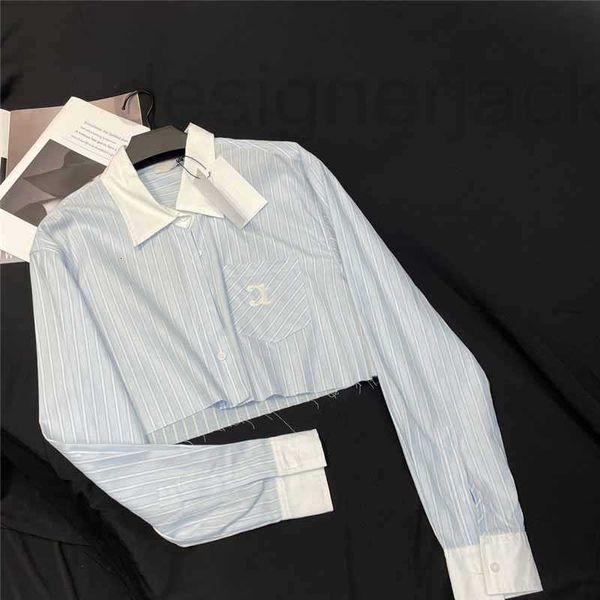 women's blouses & shirts designer 2023 new student sister style triumphal arch embroidery diagonal stripe contrast polo neck short long, White
women's blouses & shirts designer 2023 new student sister style triumphal arch embroidery diagonal stripe contrast polo neck short long, White