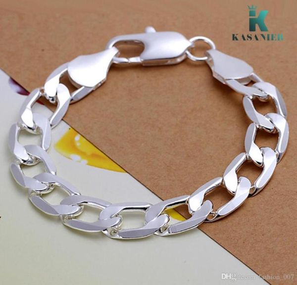 kasanier men 10mm silver chains bracelet stainless steel silver bracelet for men and women curb cuban figaro chain jewelry new7995187, Black
kasanier men 10mm silver chains bracelet stainless steel silver bracelet for men and women curb cuban figaro chain jewelry new7995187, Black
