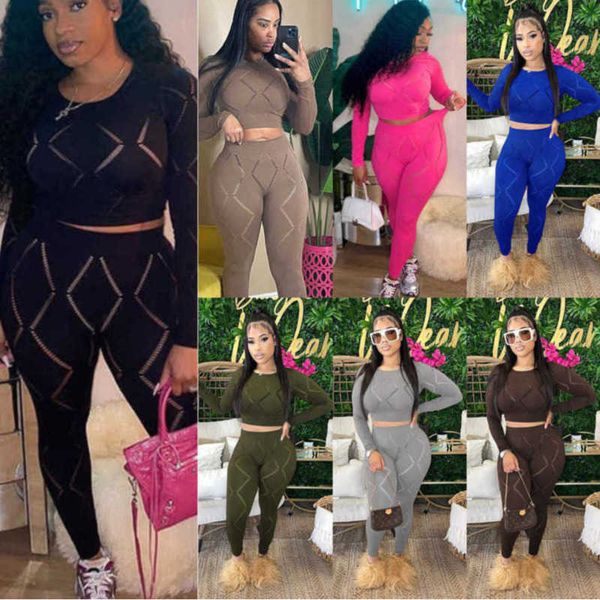 2023 autumn women two piece pants set designer wear hollow out hole high waist tight pants casual sports suit, White
2023 autumn women two piece pants set designer wear hollow out hole high waist tight pants casual sports suit, White