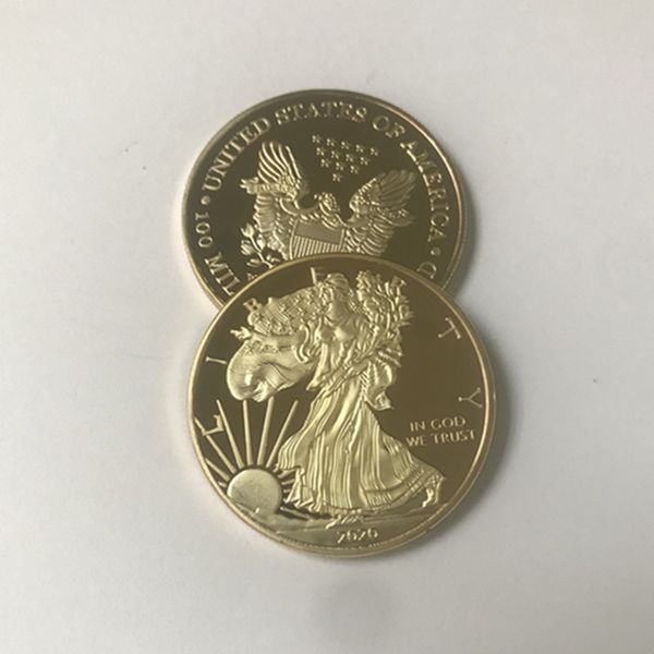 100 pcs om eagle badge 24k gold plated 40 mm commemorative coin american statue liberty souvenir drop acceptable coins
100 pcs om eagle badge 24k gold plated 40 mm commemorative coin american statue liberty souvenir drop acceptable coins