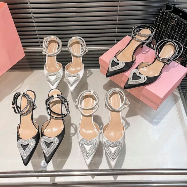 heart-shaped rhinestone sandals luxury designer shoes women fashion platform shoes pointed high heels satin lace-up party shoes summer outdo, Black
heart-shaped rhinestone sandals luxury designer shoes women fashion platform shoes pointed high heels satin lace-up party shoes summer outdo, Black