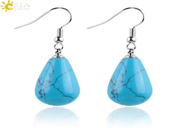 csja copper vintage pear shape water drop hook dangle earring turquoise malachite stone beads pendant fashion africa jewelry women1752004, Silver
csja copper vintage pear shape water drop hook dangle earring turquoise malachite stone beads pendant fashion africa jewelry women1752004, Silver