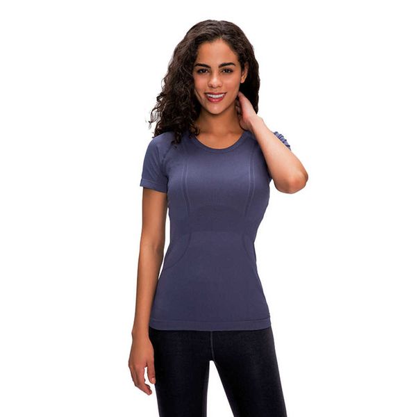 l-2067 women short sleeve yoga round neck slim fit sports shirt quick-drying running tanks fashion breathable t-shirt outdoor fitness clothe, White
l-2067 women short sleeve yoga round neck slim fit sports shirt quick-drying running tanks fashion breathable t-shirt outdoor fitness clothe, White