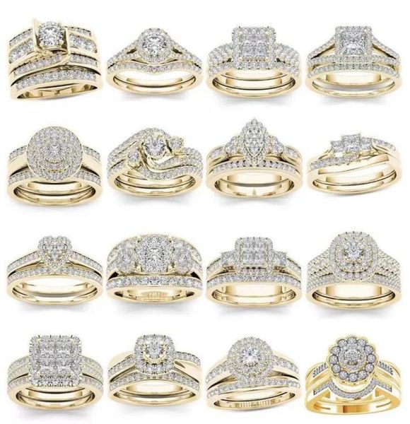wedding rings 2pcs bridal set elegant crystal engagement ring round heart zircon for women7729247, Slivery;golden
wedding rings 2pcs bridal set elegant crystal engagement ring round heart zircon for women7729247, Slivery;golden
