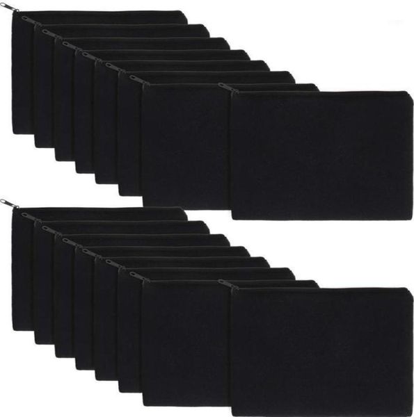 ljl16pcs blank canvas makeup cosmetic bags pouch with zipper pencil pen pouch case diy craft bags for diy craft black11124434
ljl16pcs blank canvas makeup cosmetic bags pouch with zipper pencil pen pouch case diy craft bags for diy craft black11124434