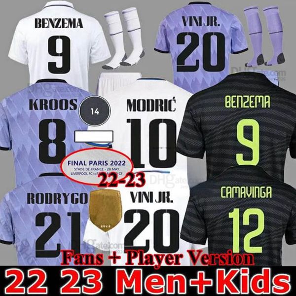 22 23 fans player version soccer jerseys 3rd benzema real madrids 22 23 finals champions 14 kit rodrgo camiseta vini jr camavinga tchouameni, Black;yellow
22 23 fans player version soccer jerseys 3rd benzema real madrids 22 23 finals champions 14 kit rodrgo camiseta vini jr camavinga tchouameni, Black;yellow