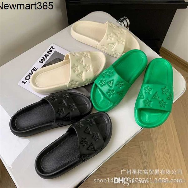 designer slippers anti slip new women's pvc slides summer outwear sandals colorful shoes, Black
designer slippers anti slip new women's pvc slides summer outwear sandals colorful shoes, Black