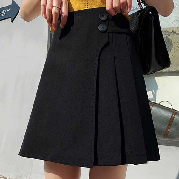 early autumn half skirt women's spring and autumn new pleated skirt high waist large irregular short skirt a-line skirt bag, Black
early autumn half skirt women's spring and autumn new pleated skirt high waist large irregular short skirt a-line skirt bag, Black