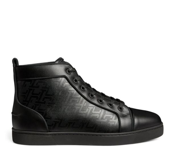 brand men's casual shoes reds sole sneaker tonal perforated orlato leather high-sneakers outdoor walks lace up trainers no spike paris, Black
brand men's casual shoes reds sole sneaker tonal perforated orlato leather high-sneakers outdoor walks lace up trainers no spike paris, Black