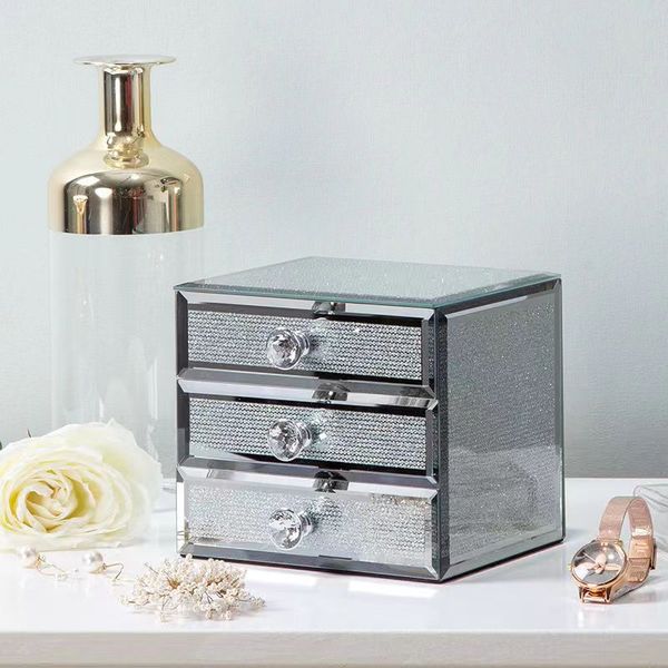 jewelry box high beauty nordic light luxury jewelry multi layer necklace ring jewelry storage box wedding birthday gift, Black;white
jewelry box high beauty nordic light luxury jewelry multi layer necklace ring jewelry storage box wedding birthday gift, Black;white
