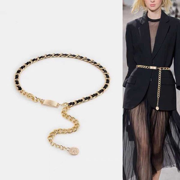 belts suspenders small fragrance women's skirt closing metal chain c home decoration waist cover versatile sweater thin belt, Black;brown
belts suspenders small fragrance women's skirt closing metal chain c home decoration waist cover versatile sweater thin belt, Black;brown
