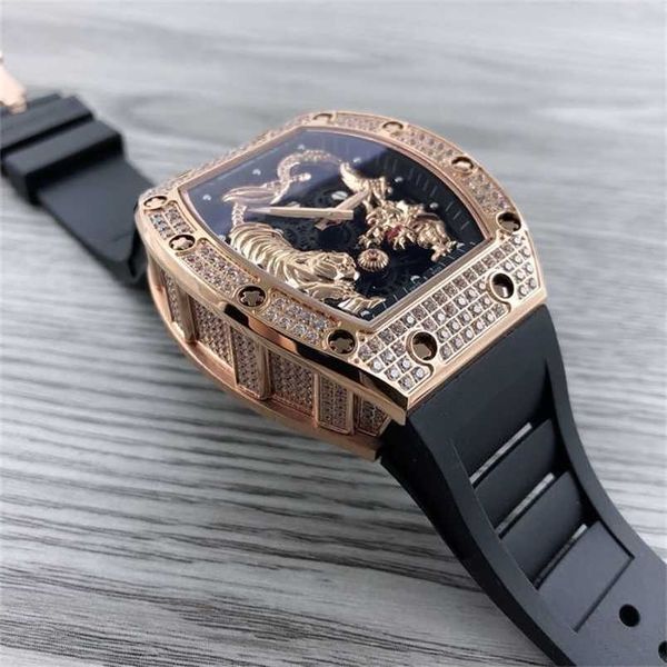 men luxury richads watch milles mechanical business leisure fully automatic dragon tiger diamond full sky star personalized glow tape fashio, Slivery;black
men luxury richads watch milles mechanical business leisure fully automatic dragon tiger diamond full sky star personalized glow tape fashio, Slivery;black