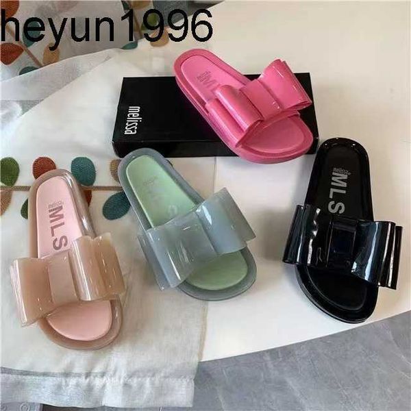 summer new melissa same style women's fragrant jelly shoes solid color big butterfly flat bottom external wear casual slippers, Black
summer new melissa same style women's fragrant jelly shoes solid color big butterfly flat bottom external wear casual slippers, Black