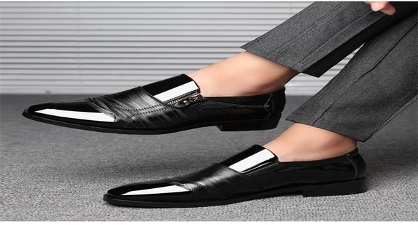 formal shoes men oxford shoes patent leather italian brand wedding shoes men loafers zapatos de hombre de vestir casual buty damsk8430632, Black
formal shoes men oxford shoes patent leather italian brand wedding shoes men loafers zapatos de hombre de vestir casual buty damsk8430632, Black